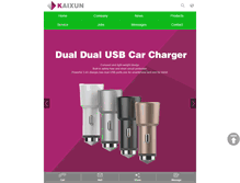 Tablet Screenshot of chinakaixun.com